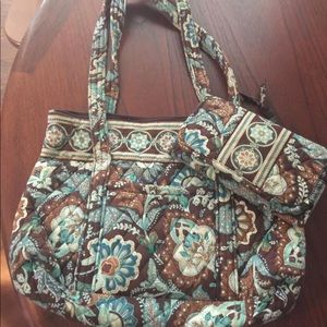 Vera Bradley bag with matching wallet